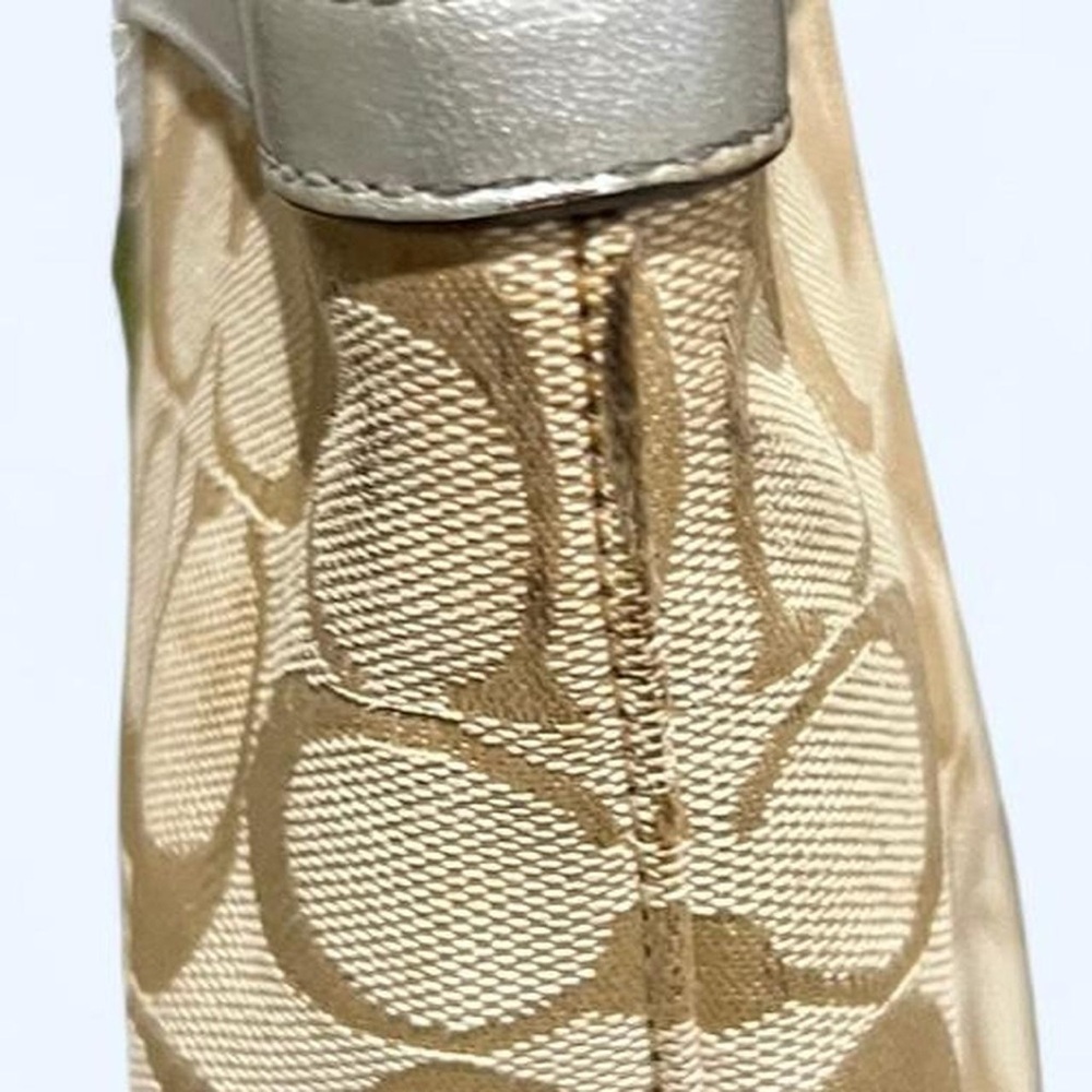 Coach Multicolor Patchwork Stripe Tote - image 7